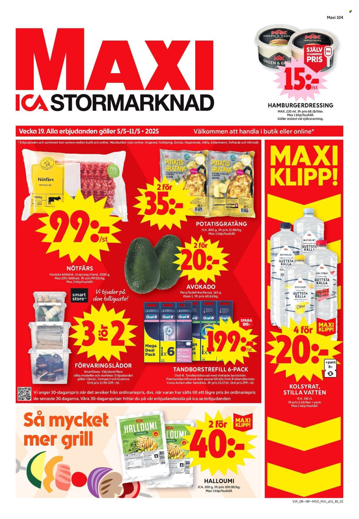 ICA reklamblad - 5/5 2025 - 11/5 2025. Sida 1