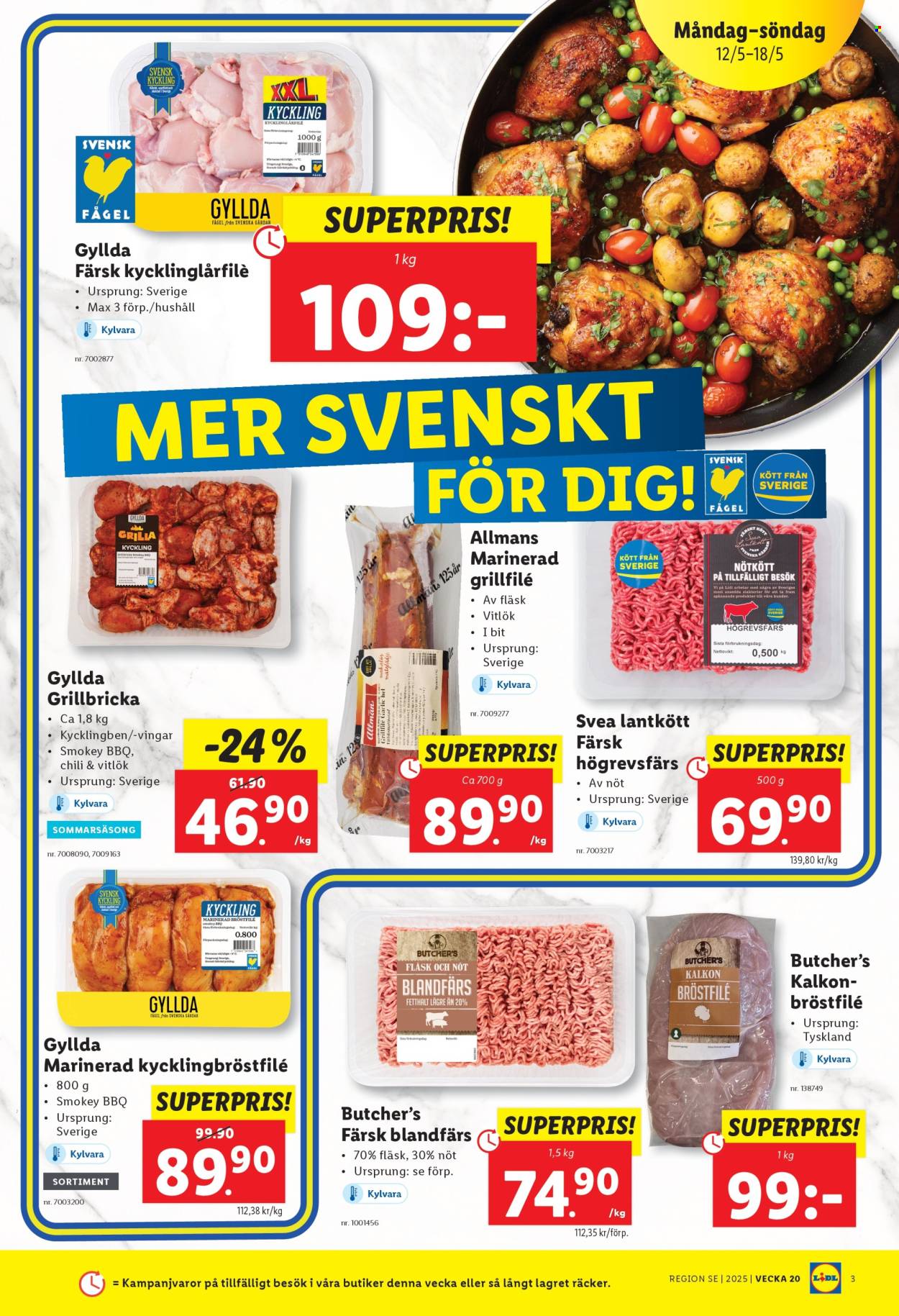 Lidl reklamblad - 12/5 2025 - 18/5 2025. Sida 1