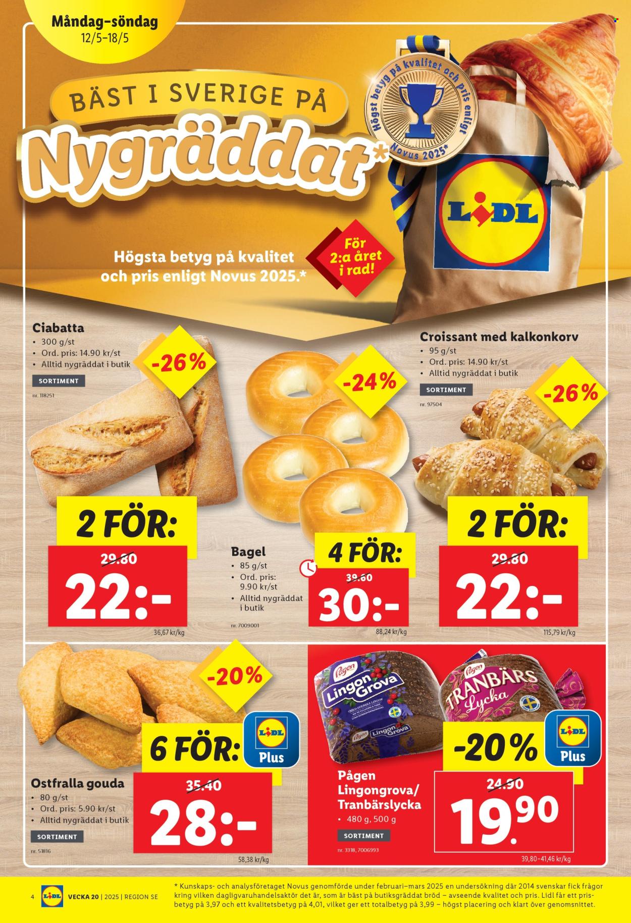 Lidl reklamblad - 12/5 2025 - 18/5 2025. Sida 1