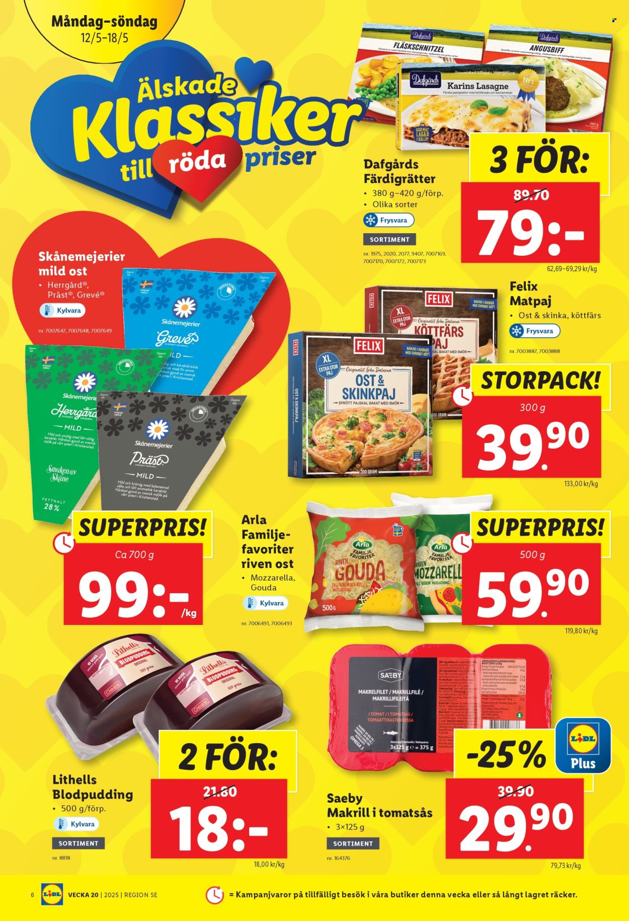 Lidl reklamblad - 12/5 2025 - 18/5 2025. Sida 1