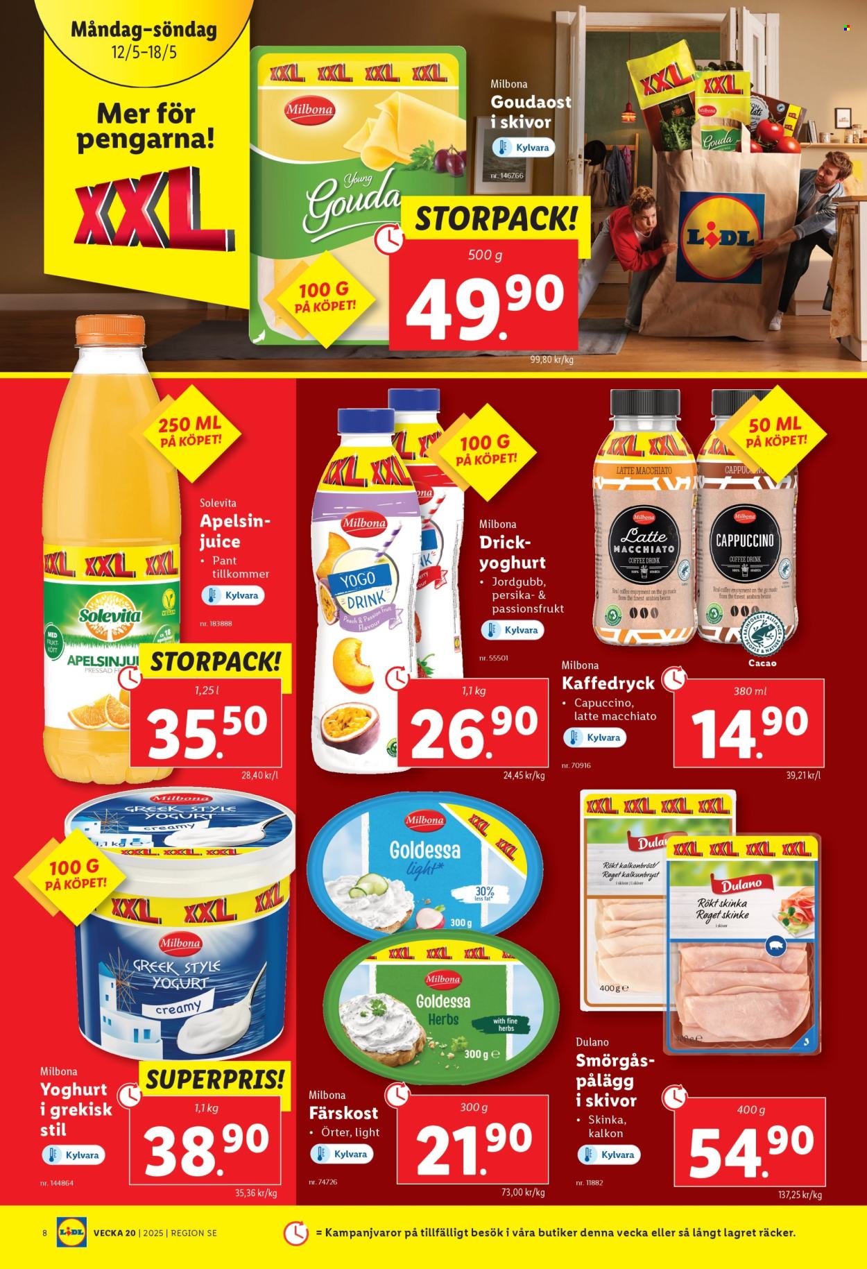 Lidl reklamblad - 12/5 2025 - 18/5 2025. Sida 1