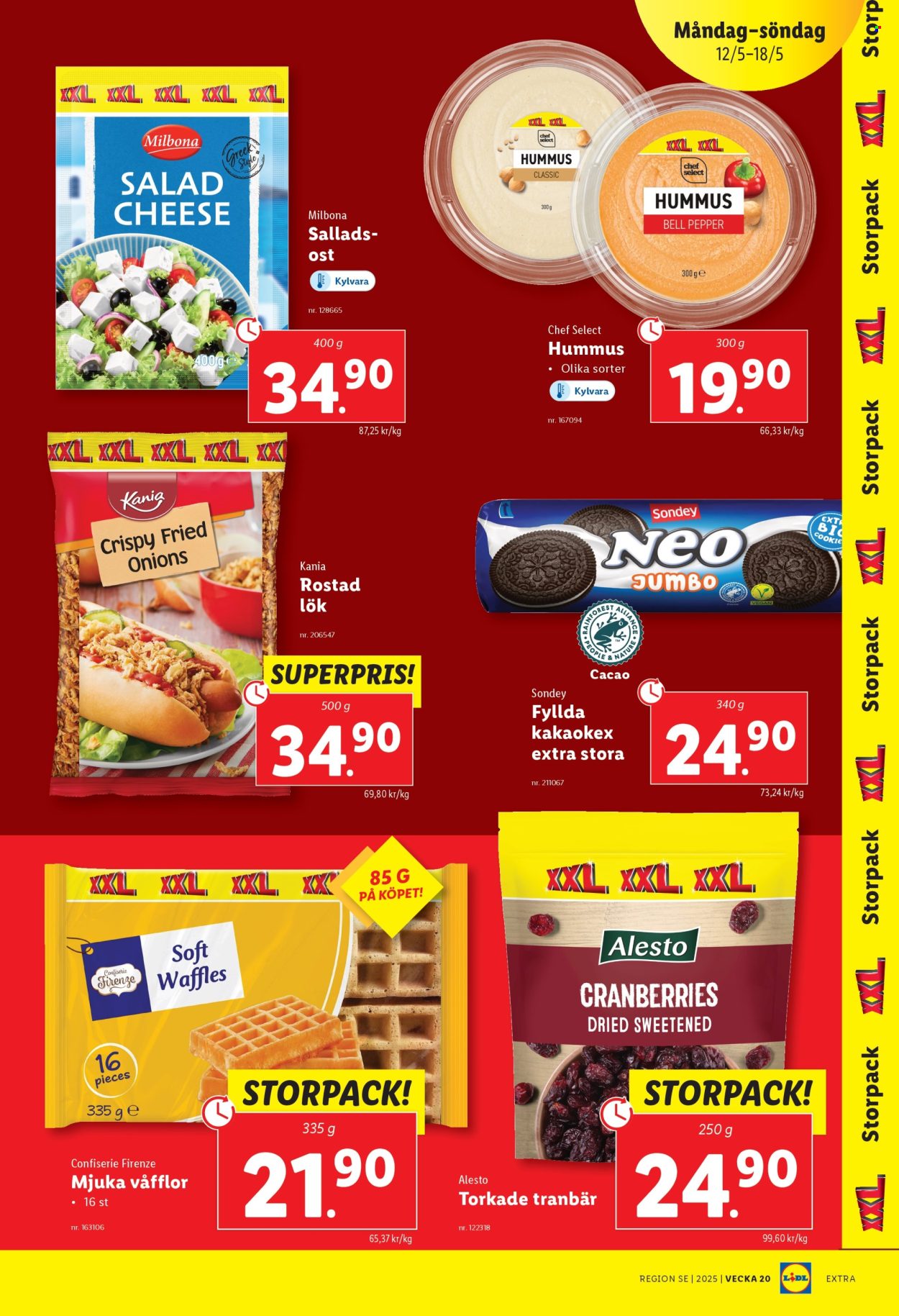 Lidl reklamblad - 12/5 2025 - 18/5 2025. Sida 1