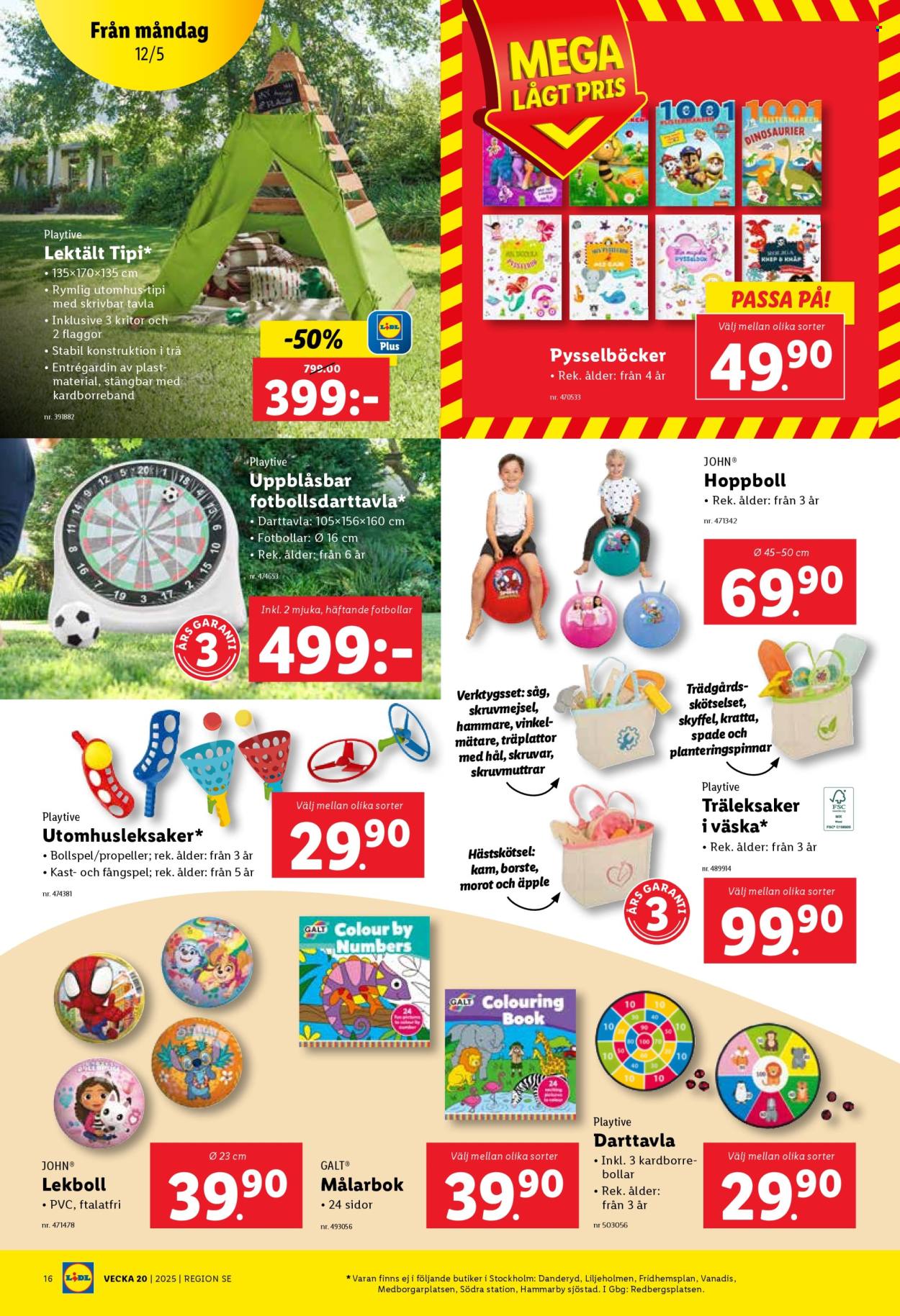 Lidl reklamblad - 12/5 2025 - 18/5 2025. Sida 1