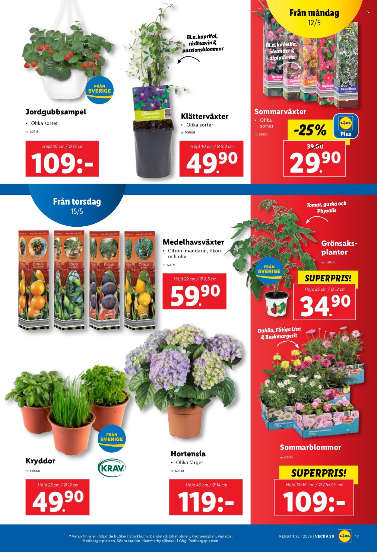 Lidl reklamblad - 12/5 2025 - 18/5 2025. Sida 1