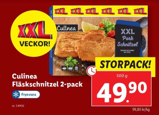 Culinea Fläskschnitzel 2-pack
