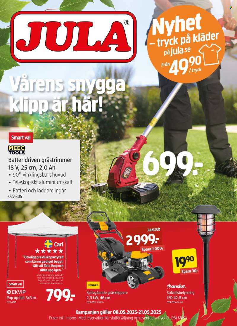 Jula reklamblad - 8/5 2025 - 21/5 2025.