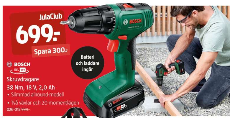 Bosch Skruvdragare