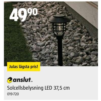 Solcellsbelysning LED 37,5 cm