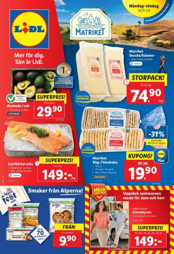 Lidl reklamblad - 26/5 2025 - 1/6 2025.