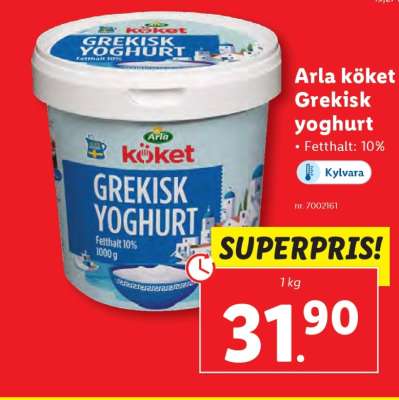 Arla köket grekisk yoghurt