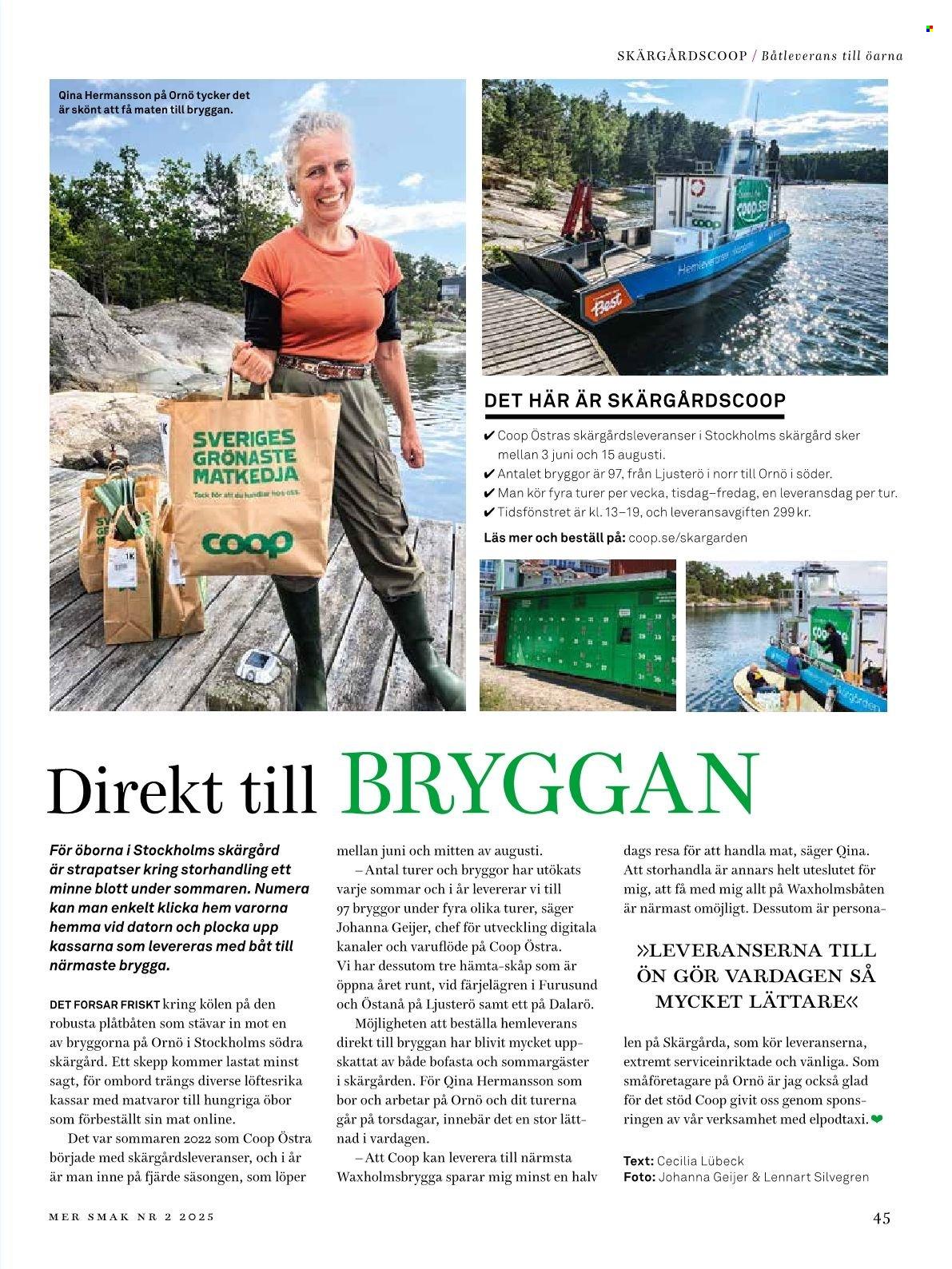 Coop reklamblad. Sida 45