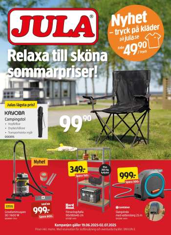 Jula reklamblad - 19/6 2025 - 2/7 2025.
