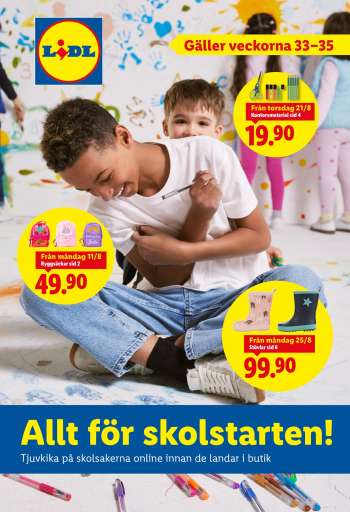 Lidl reklamblad - 11/8 2025 - 31/8 2025.