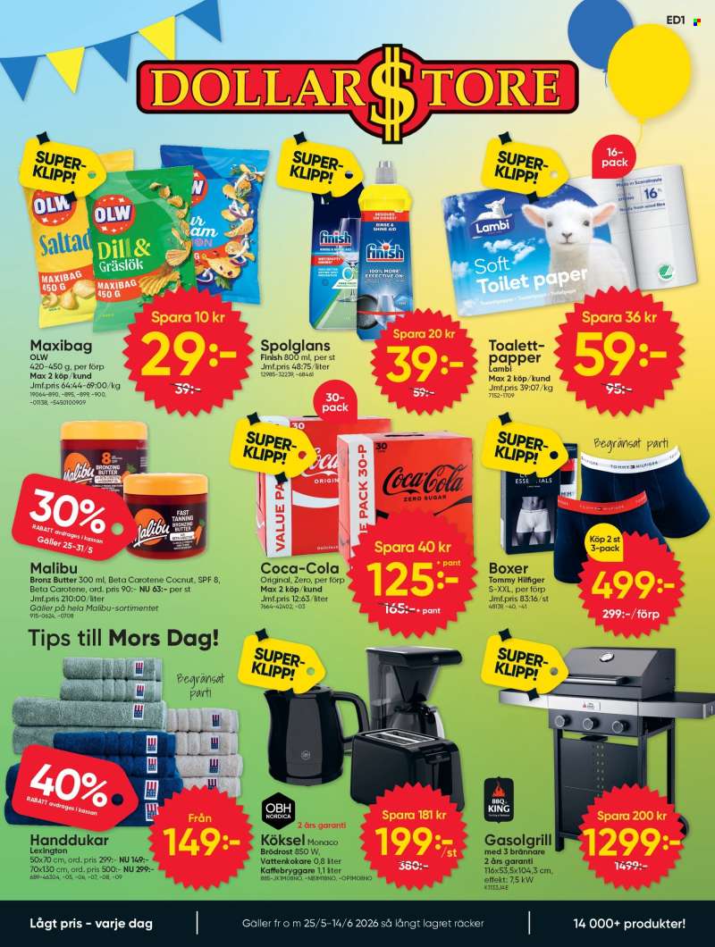 DollarStore reklamblad - 25/5 2026 - 14/6 2026.