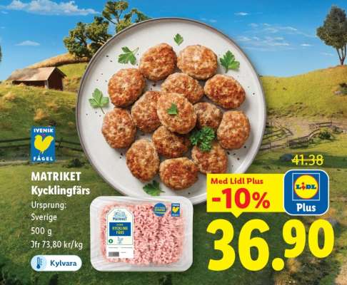 Matriket Kycklingfärs