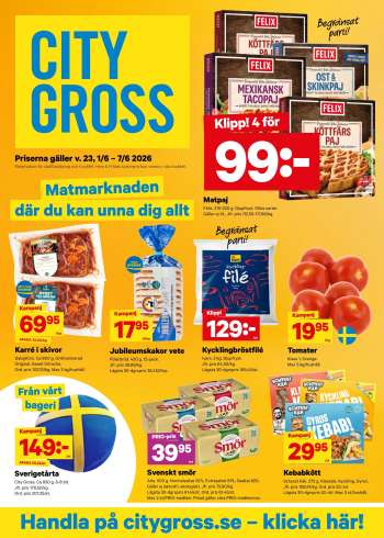 thumbnail - City Gross reklamblad
