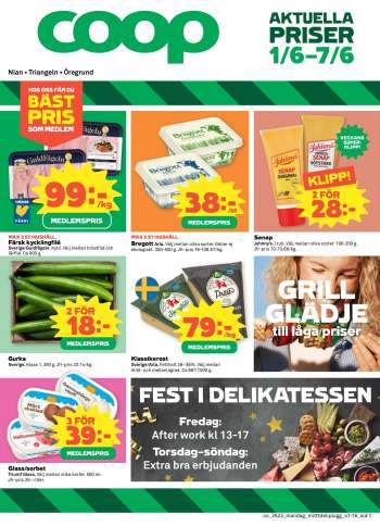 Coop reklamblad - 1/6 2026 - 7/6 2026.