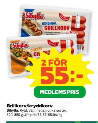 Grillkorv, Kryddkorv