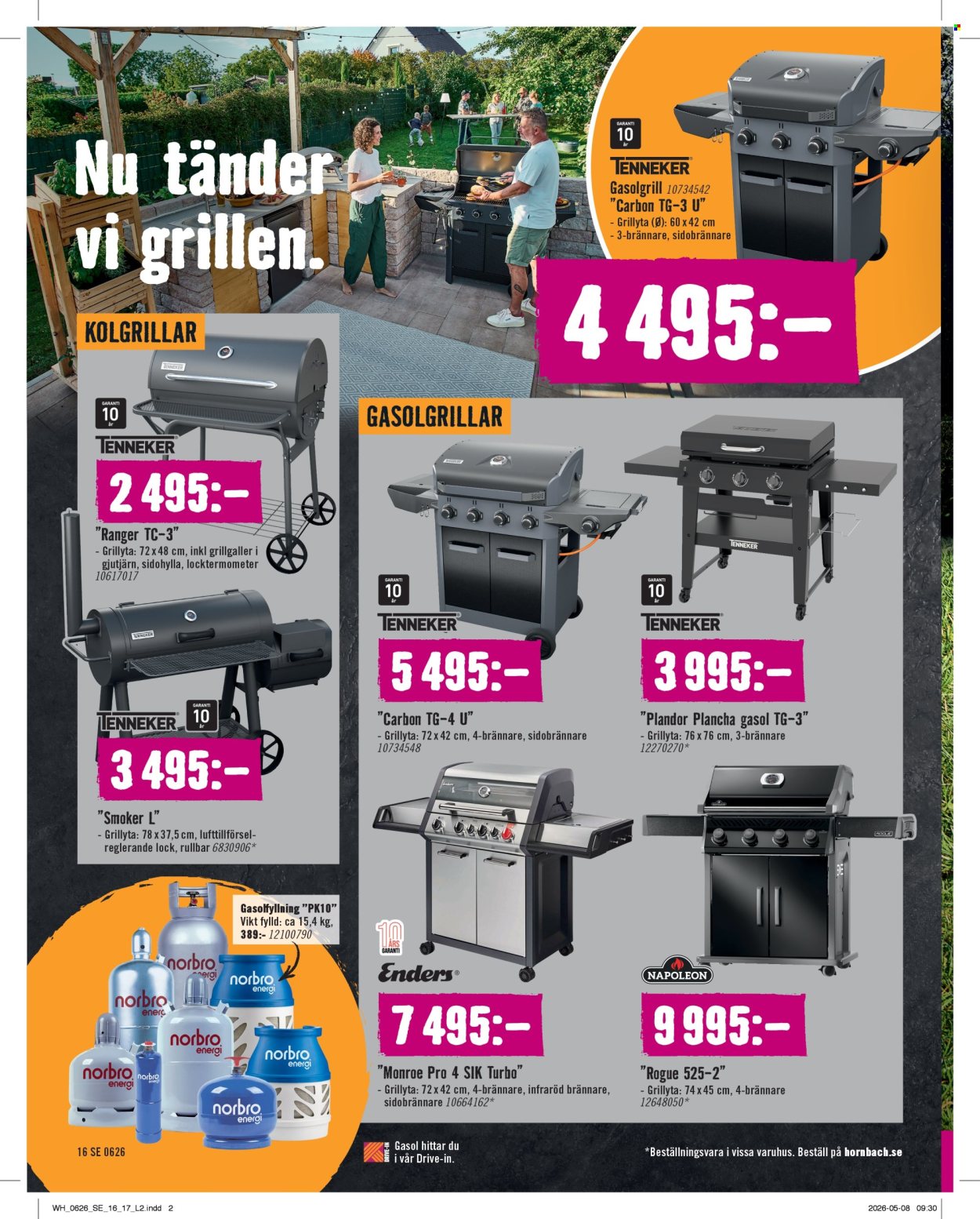 Hornbach reklamblad - 1/6 2026 - 30/6 2026. Sida 16