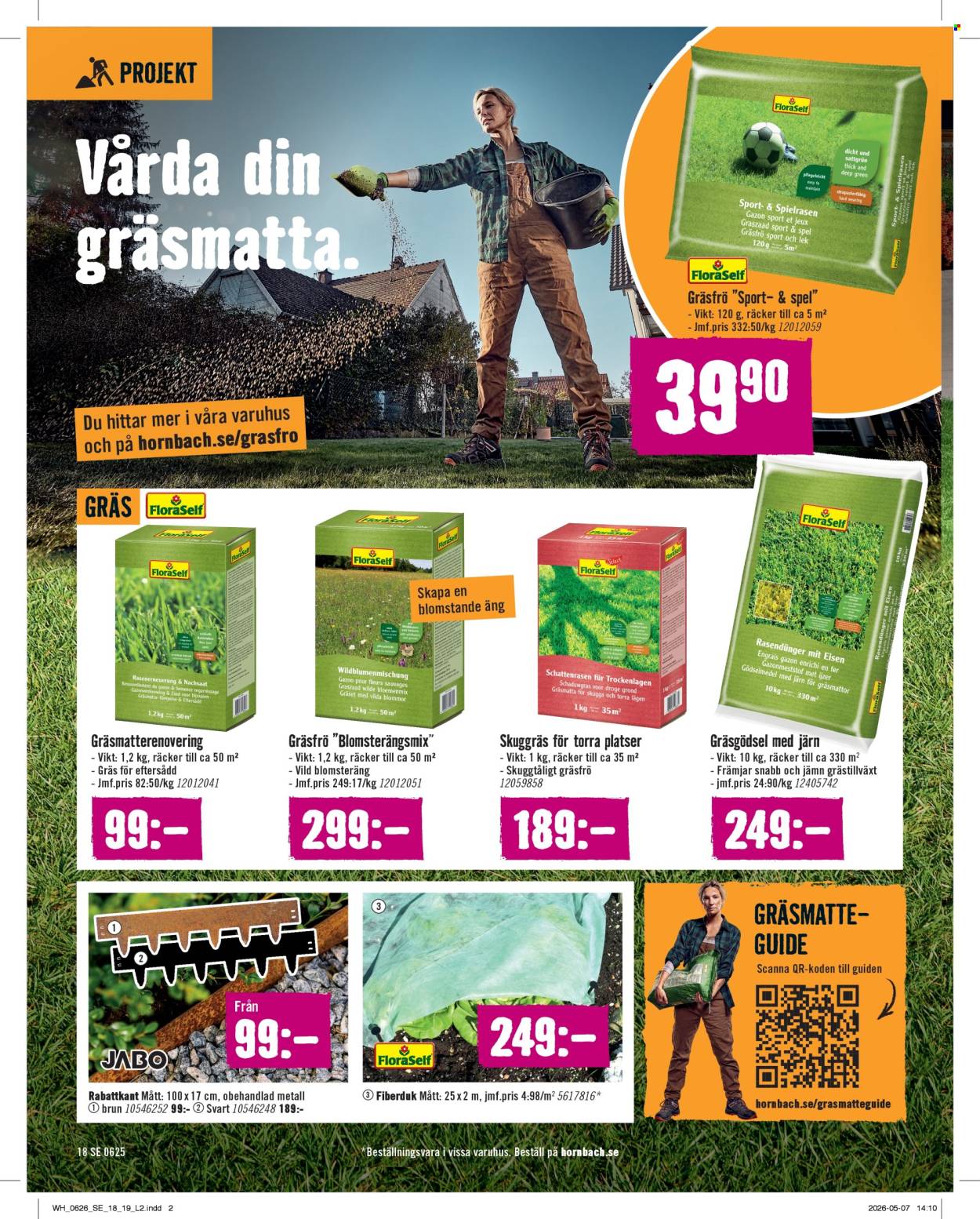 Hornbach reklamblad - 1/6 2026 - 30/6 2026. Sida 18