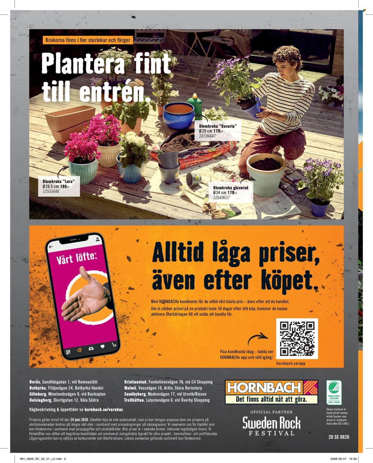 Hornbach reklamblad - 1/6 2026 - 30/6 2026. Sida 20