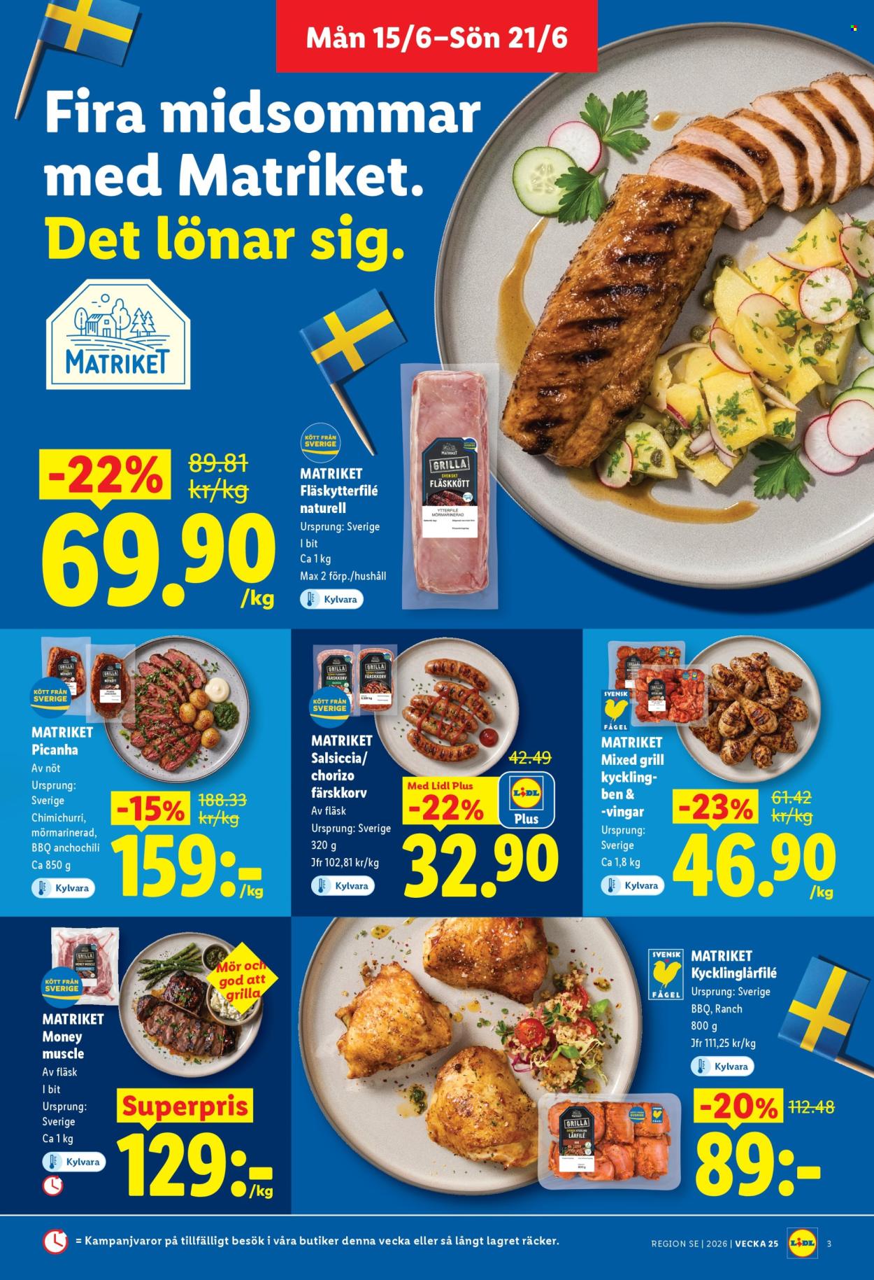 Lidl reklamblad - 15/6 2026 - 21/6 2026. Sida 3