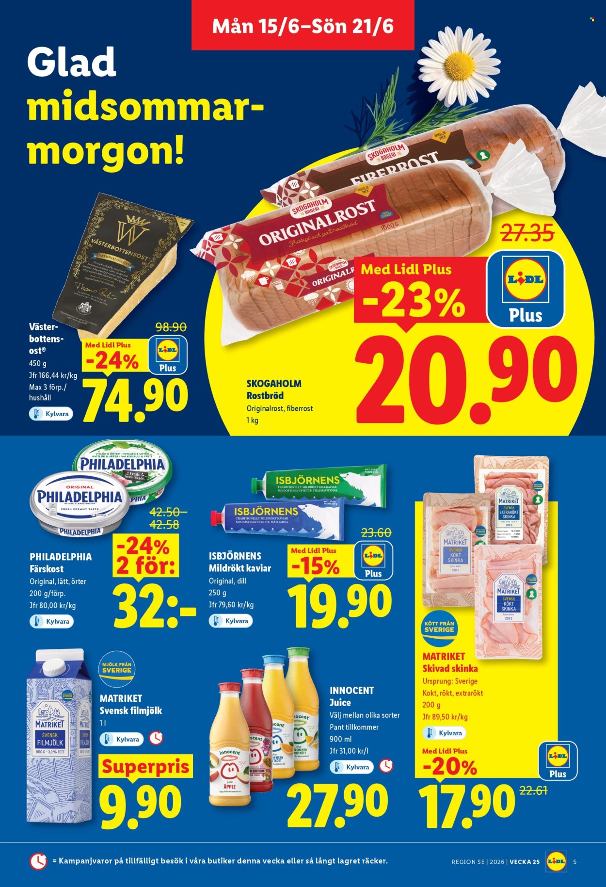 Lidl reklamblad - 15/6 2026 - 21/6 2026. Sida 5