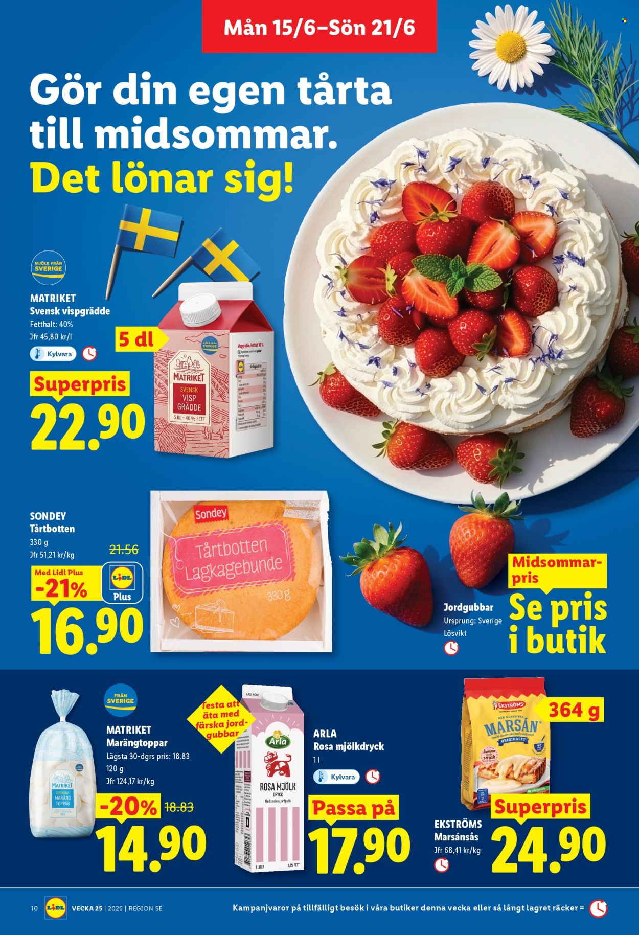 Lidl reklamblad - 15/6 2026 - 21/6 2026. Sida 10