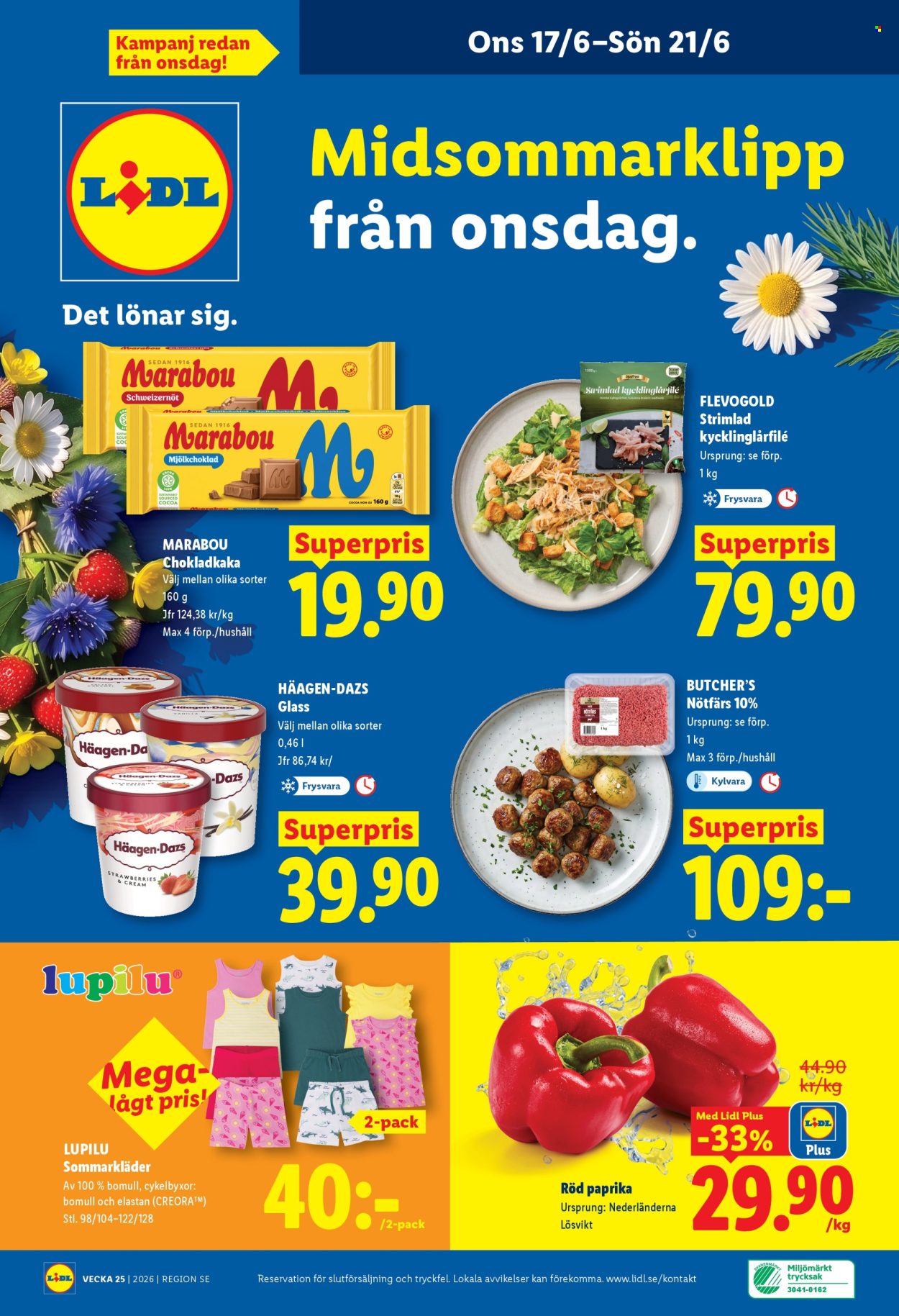 Lidl reklamblad - 15/6 2026 - 21/6 2026. Sida 28