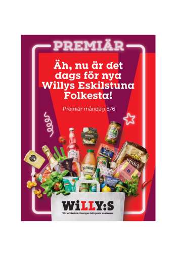 Willys reklamblad - 8/6 2026 - 14/6 2026.