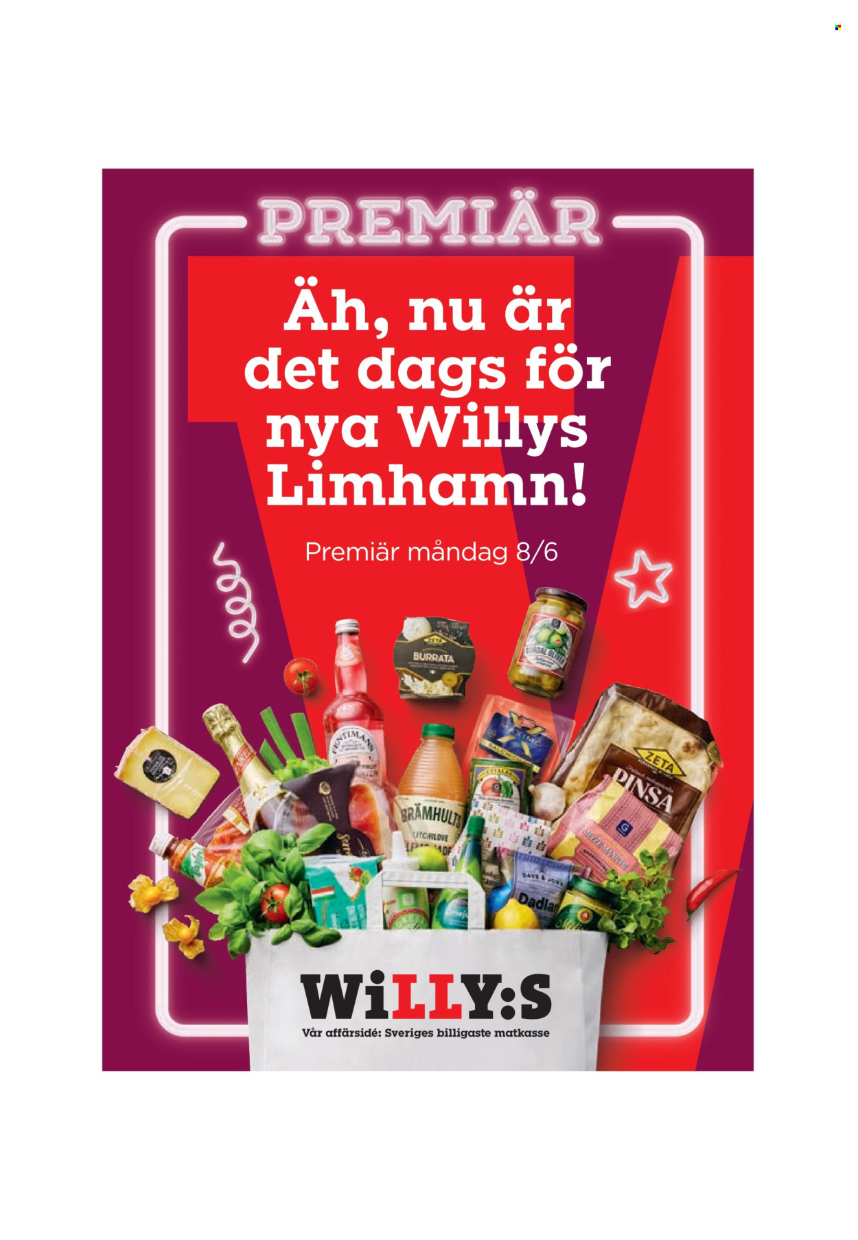Willys reklamblad - 8/6 2026 - 14/6 2026. Sida 1