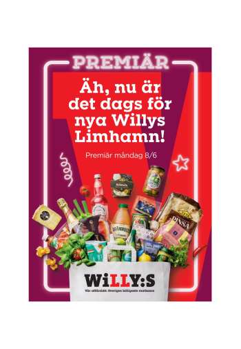 Willys reklamblad - 8/6 2026 - 14/6 2026.