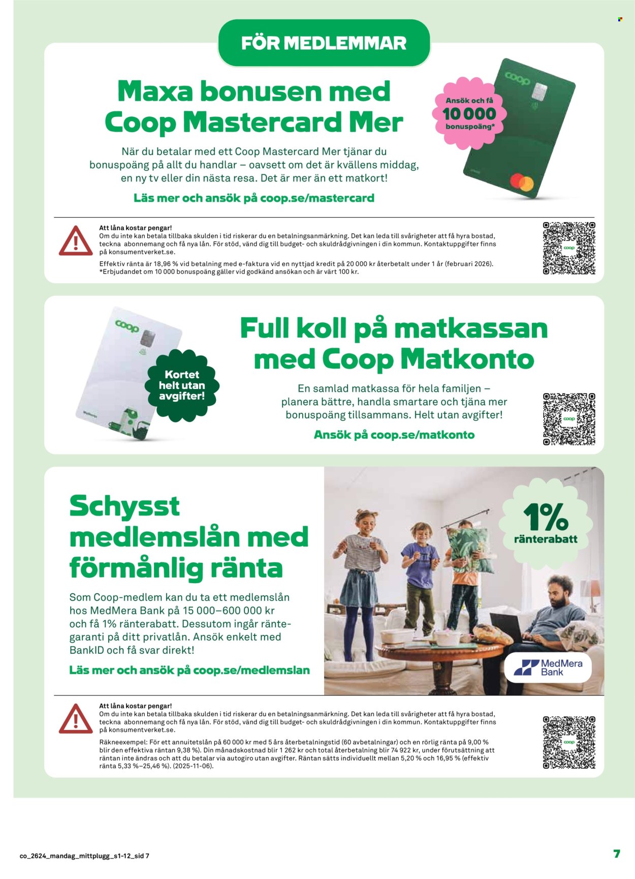 Coop reklamblad - 8/6 2026 - 14/6 2026. Sida 7