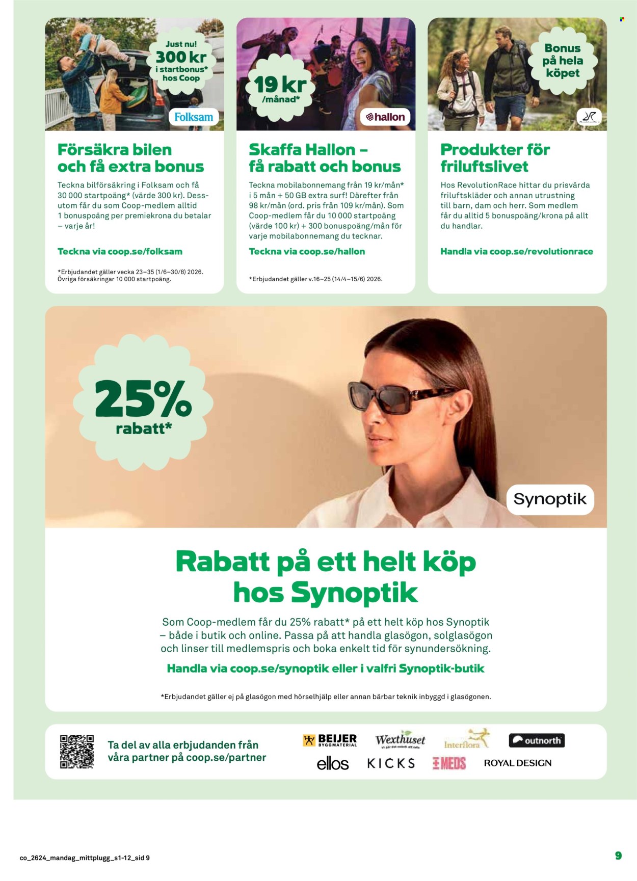 Coop reklamblad - 8/6 2026 - 14/6 2026. Sida 9