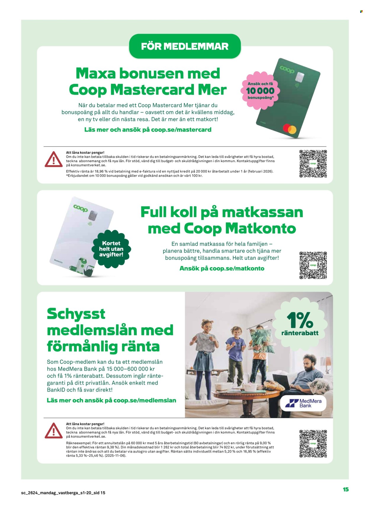 Stora Coop reklamblad - 8/6 2026 - 14/6 2026. Sida 15