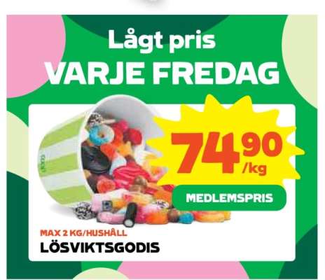 Lösviktsgodis