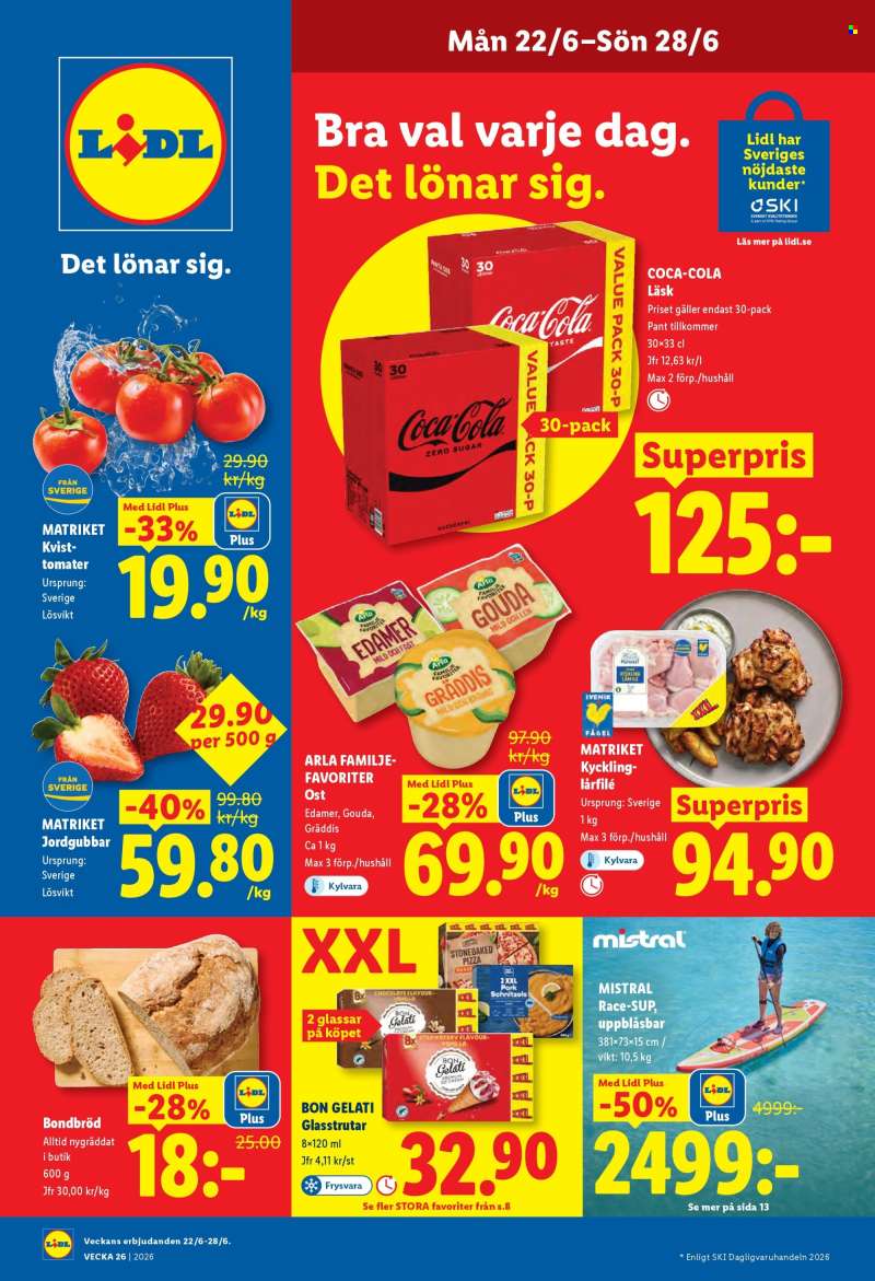 Lidl reklamblad - 22/6 2026 - 28/6 2026.