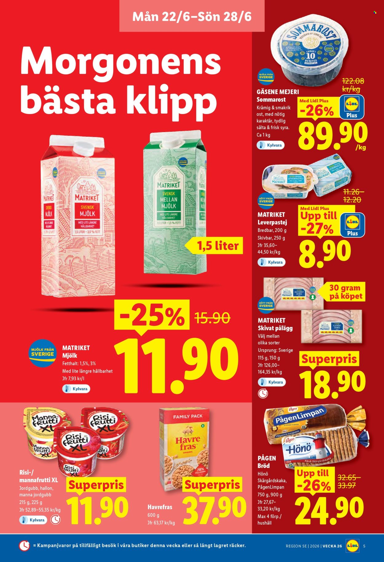 Lidl reklamblad - 22/6 2026 - 28/6 2026. Sida 5