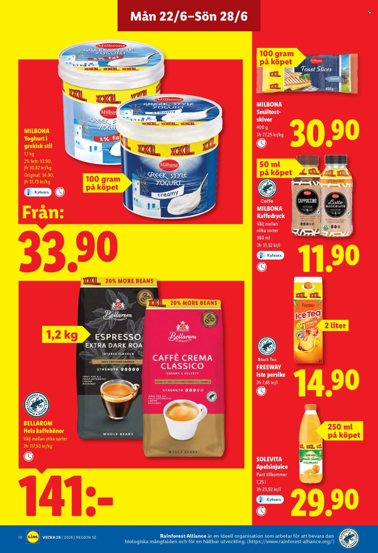 Lidl reklamblad - 22/6 2026 - 28/6 2026. Sida 10