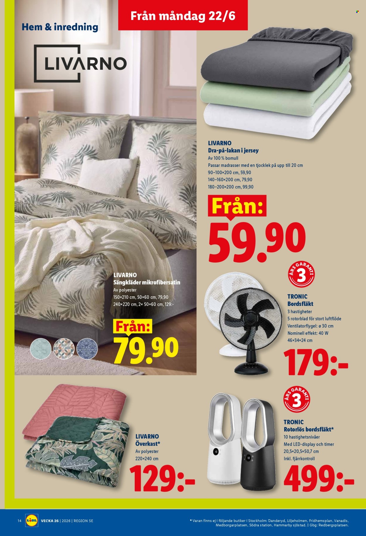 Lidl reklamblad - 22/6 2026 - 28/6 2026. Sida 16