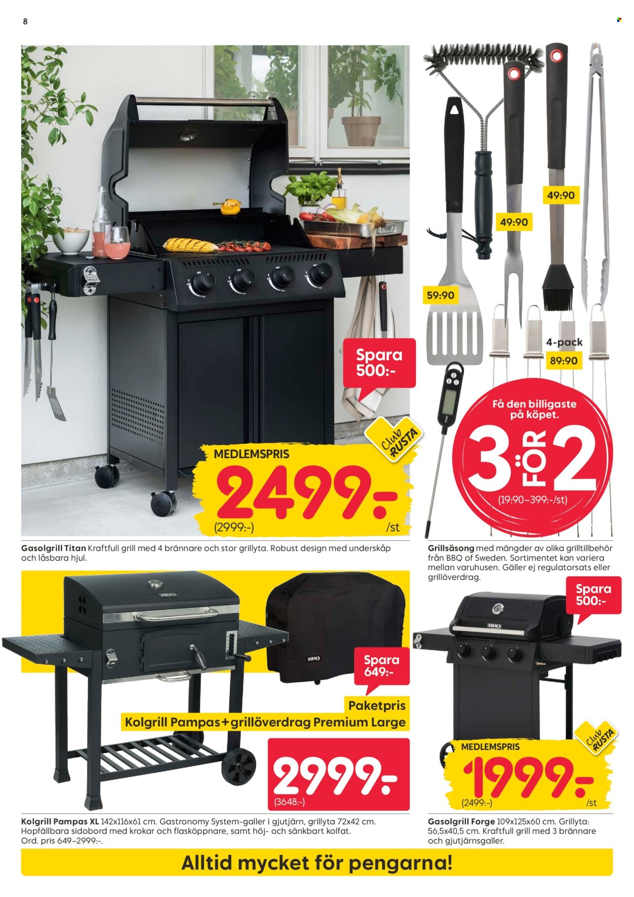 Rusta reklamblad - 15/6 2026 - 21/6 2026. Sida 8