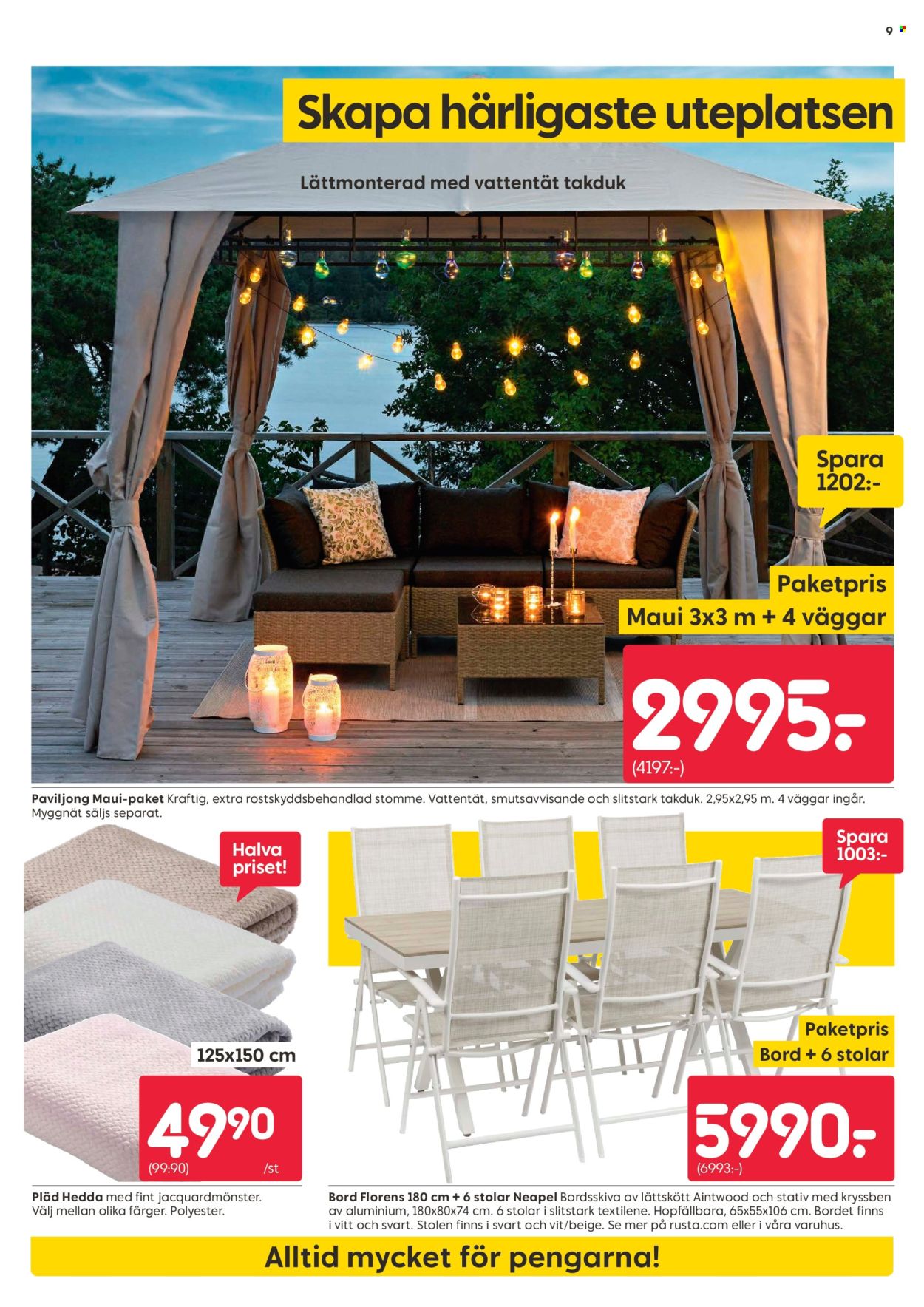 Rusta reklamblad - 15/6 2026 - 21/6 2026. Sida 9
