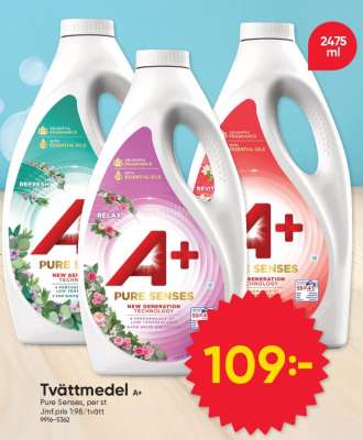 Tvättmedel A+