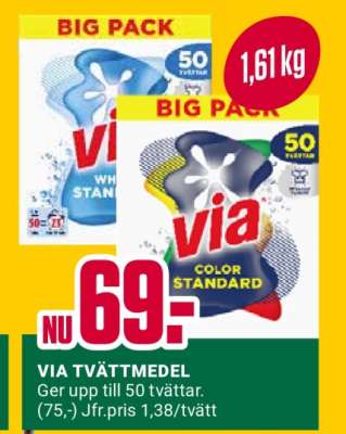 VIA Tvättmedel
