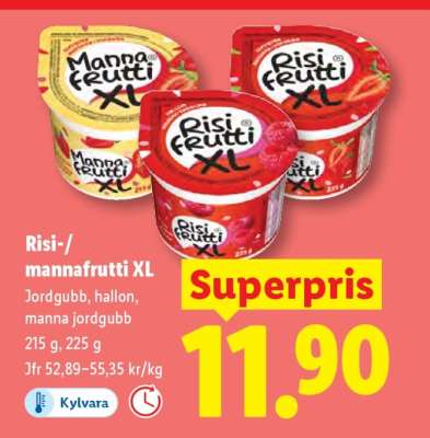 Risi-/mannafrutti XL