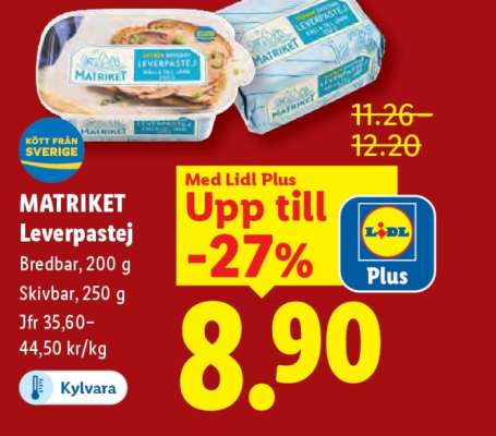 MATRIKET Leverpastej
