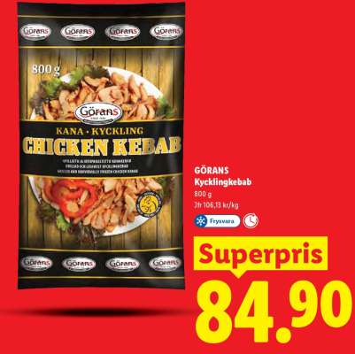 Görans kycklingkebab