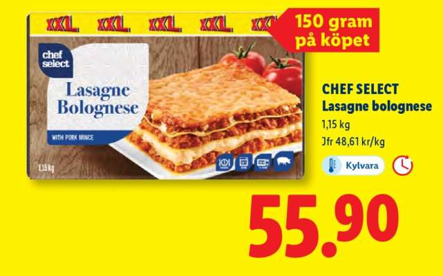 Chef Select Lasagne bolognese