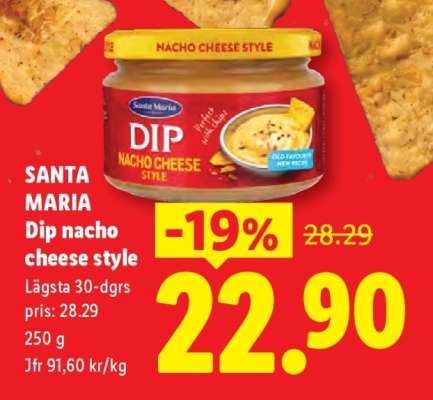 Santa Maria Dip nacho cheese style