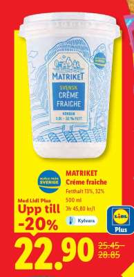 MATRIKET Crème fraiche